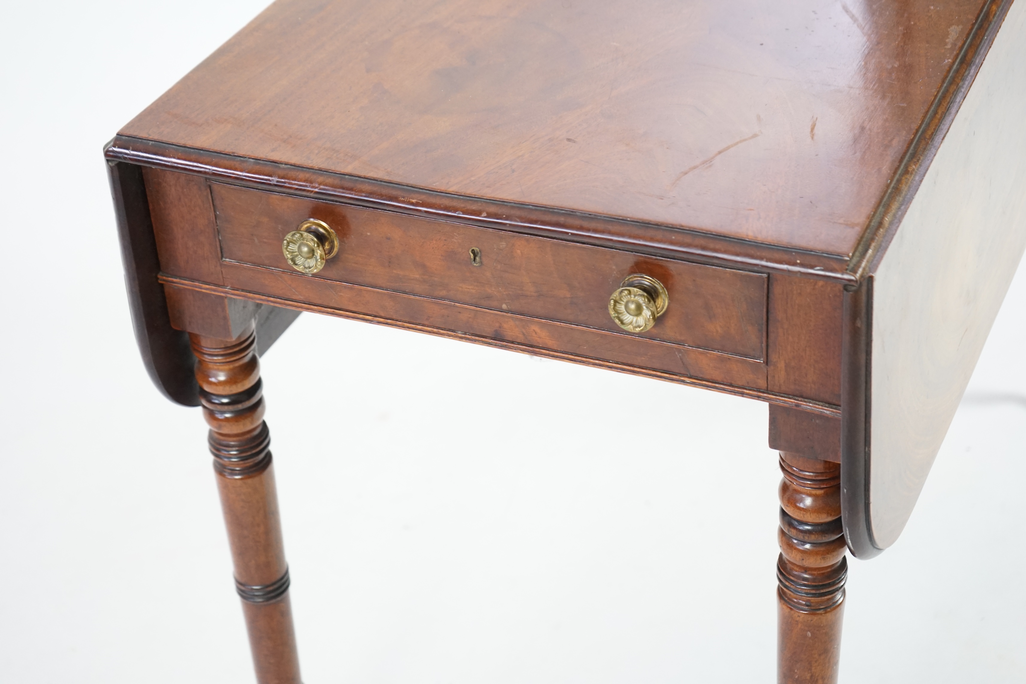 A Regency mahogany Pembroke table